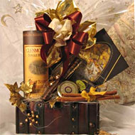Geschenkkorb Whiskey und Schokolade mit Glenmorangie und Vencchi